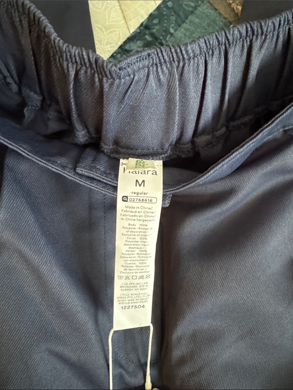 HALARA Navy Blue Track Pants Joggers - Picture 8 of 8